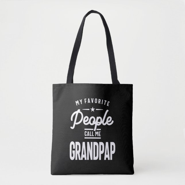 Meine Lieblings-Leute nennen mich Grandpap Tasche (Vorderseite)