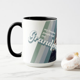 Meine Lieblings-Leute nennen mich Großvater-Foto-G Tasse