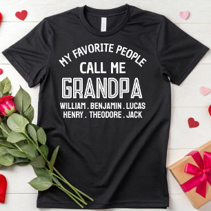 Meine Lieblings-Leute nennen mich Großvater Vater T-Shirt