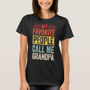 Meine Lieblings-Leute nennen mich Großvater Vintag T-Shirt