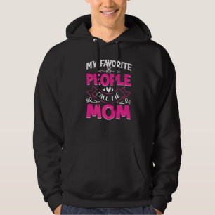Meine Lieblings-Leute nennen mich Mama Niedlich Mu Hoodie