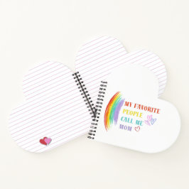 Meine Lieblings-Leute nennen mich-Mama-Notebook Notizbuch