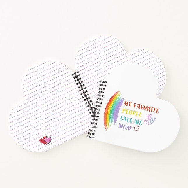 Meine Lieblings-Leute nennen mich-Mama-Notebook Notizbuch (Innenseite)