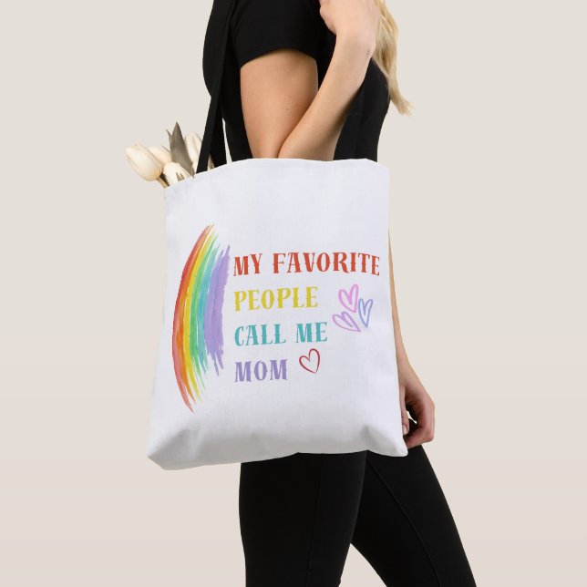 Meine Lieblings-Leute nennen mich Mama Totbeutel Tasche (Von Nahem)
