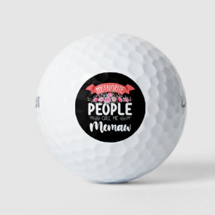 Meine Lieblings-Leute nennen mich Memaw Mother Day Golfball