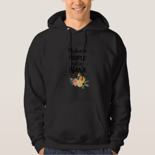 Meine Lieblings-Leute nennen mich Nana Women Blume Hoodie