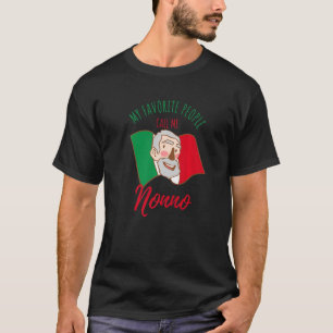 Meine Lieblings-Leute nennen mich Nonno Italienisc T-Shirt