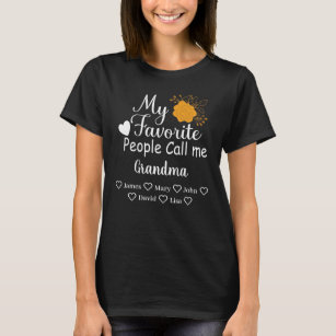 Meine Lieblings-Leute nennen mich Oma mit Enkelkin T-Shirt