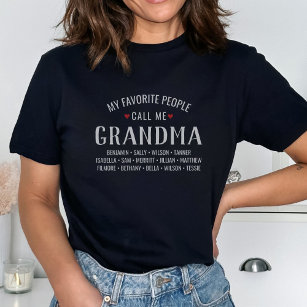 Meine Lieblings-Leute nennen mich Oma oder Individ T-Shirt