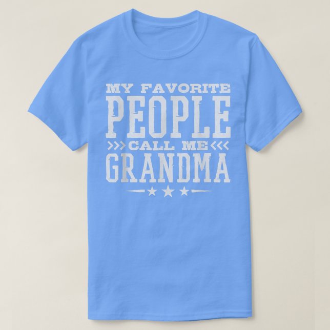 Meine Lieblings-Leute nennen mich Oma T - Shirt Co (Design vorne)