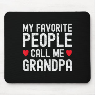 Meine Lieblings-Leute nennen mich Opa Niedlich Vät Mousepad