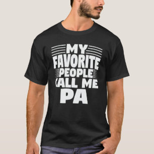 Meine Lieblings-Leute nennen mich Pa Funny Opa  T-Shirt