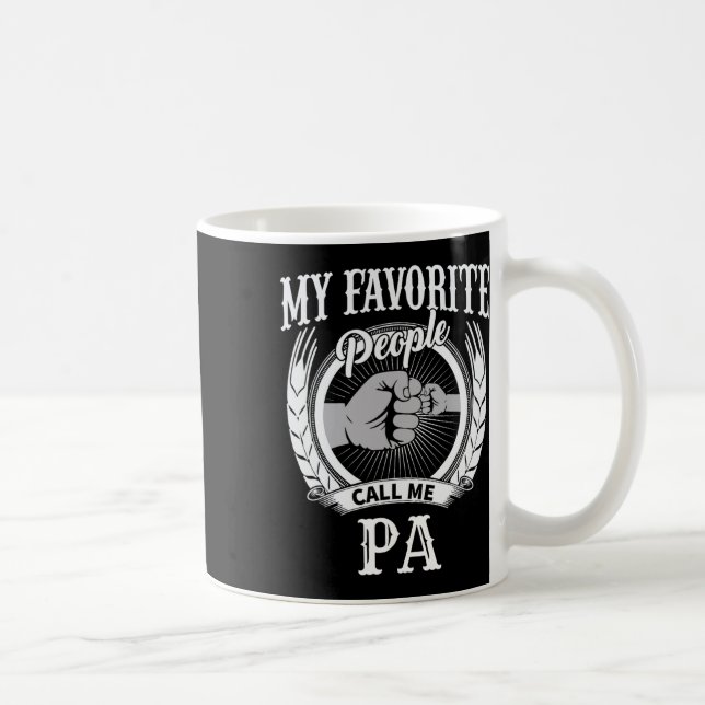 Meine Lieblings-Leute nennen mich Pa Opa Kaffeetasse (Rechts)