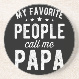 Meine Lieblings-Leute nennen mich Papa Getränkeuntersetzer