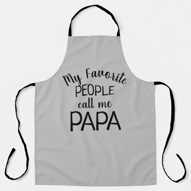 Meine Lieblings-Leute nennen mich Papa Schürze (Vorderseite)
