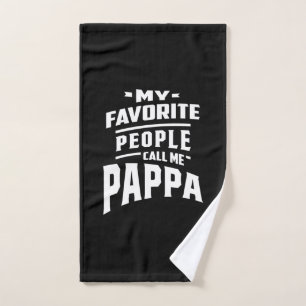Meine Lieblings-Leute nennen mich Pappa - Vater Gr Handtuch