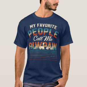 Meine Lieblings-Leute nennen mich Pawpaw Men Vinta T-Shirt