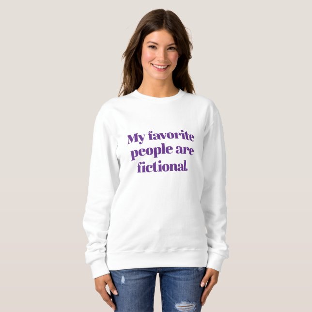 Meine Lieblings-Leute sind künstlerisch Sweatshirt (Vorne ganz)