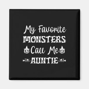 Meine Lieblings-Monster nennen mich Tante-Spaß-Kat Magnet