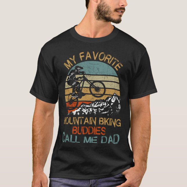 Meine Lieblings-Mountainbike-Buddies nennen mich V T-Shirt (Vorderseite)