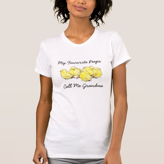 Meine Lieblings-Päpste nennen mich Nana Oma Shirt (Vorderseite)