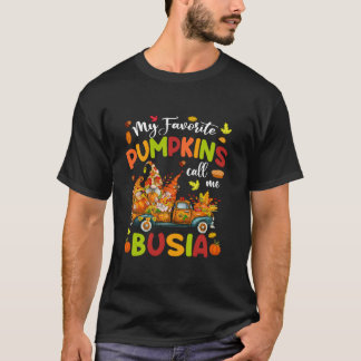 Meine Lieblings-Pumpkins nennen mich Busia Truck T T-Shirt