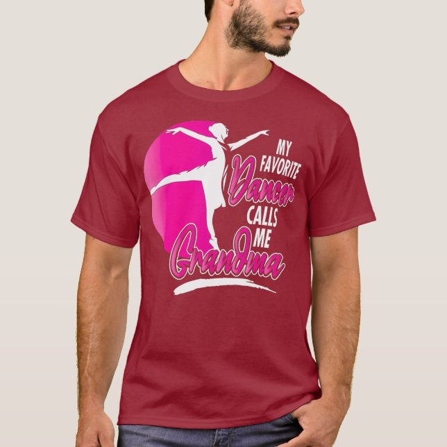 Meine Lieblings-Tänzerin nennt mich Oma-Tanz T-Shirt (Vorderseite)