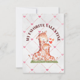 Meine Lieblings-Valentine-Grußkarte 3,5 Zoll x 5 Z Dankeskarte