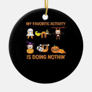Meine Lieblingsaktivität ist es, nicht in 'Retro-S Keramik Ornament
