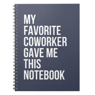 Meine Lieblingsarbeiterin gab mir dieses Notebook Notizblock