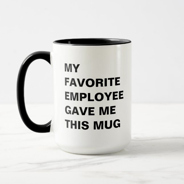 Meine Lieblingsarbeiterin hat mir diese Tasse lust (Links)
