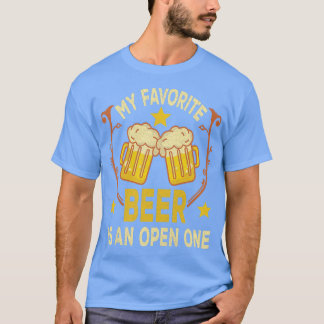 Meine Lieblingsbier ist eine offene  T-Shirt