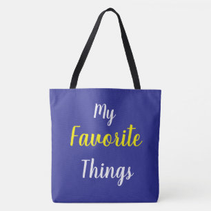 Meine Lieblingsdinge Blau Tasche