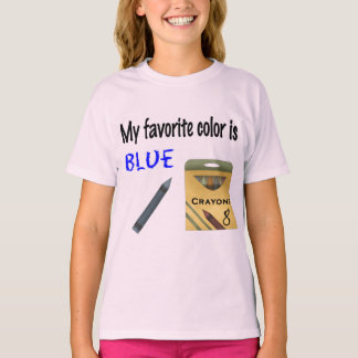 Meine Lieblingsfarbe ist blau T-Shirt