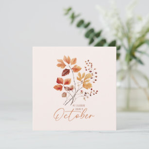 Meine Lieblingsfarbe ist Oktober - Herbstblätter &