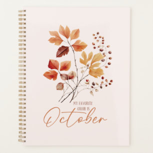 Meine Lieblingsfarbe ist Oktober - Herbstblätter & Planer