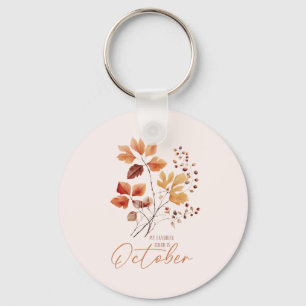 Meine Lieblingsfarbe ist Oktober - Herbstblätter & Schlüsselanhänger