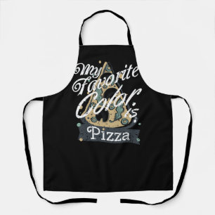Meine Lieblingsfarbe ist Pizza, die Lover kocht Schürze