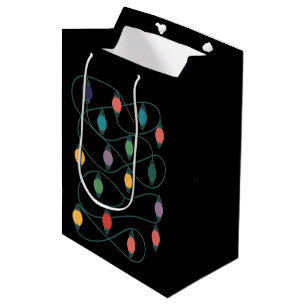 Meine Lieblingsfarbe ist Weihnachtsbeleuchtung Lus Mittlere Geschenktüte