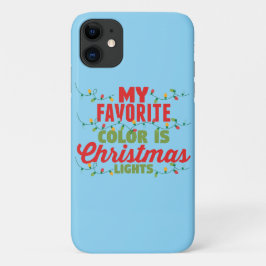Meine Lieblingsfarbe ist Weihnachtslicht Case-Mate iPhone Hülle