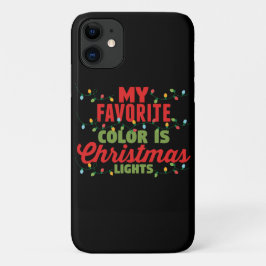 Meine Lieblingsfarbe ist Weihnachtslicht Case-Mate iPhone Hülle