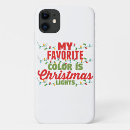 Meine Lieblingsfarbe ist Weihnachtslicht Case-Mate iPhone Hülle