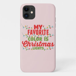 Meine Lieblingsfarbe ist Weihnachtslicht Case-Mate iPhone Hülle