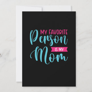 Meine Lieblingsfrau ist meine Mama Einladung