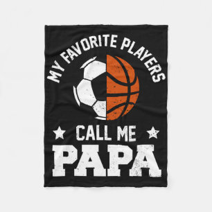 Meine Lieblingsfußball-Basketballspieler nennen mi Fleecedecke