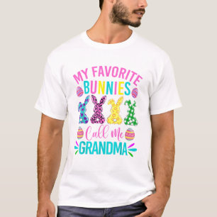 Meine Lieblingskaninchen nennen mich Oma-Shirt Süß T-Shirt
