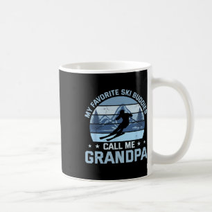Meine Lieblingskifahrerkumpels nennen mich Opa Ski Kaffeetasse
