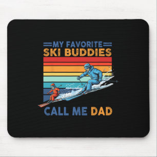 Meine Lieblingskifkameraden nennen mich Papa Retro Mousepad