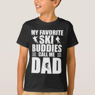 Meine Lieblingskifreunde nennen mich Dad Herren Sk T-Shirt