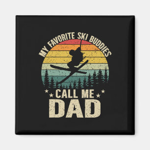 Meine Lieblingskifreunde nennen mich Papa Lustiger Magnet